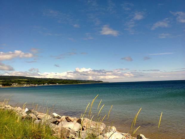 Glorious Golspie on the Far North coast of Scotland, image by me.