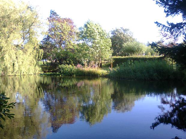 One of the lakes at The Hayes Conference Centre, Derbyshire, which is home to the Swanwick Summer Writers' School. Image taken by me this year. Lovely place to walk around.