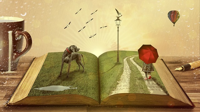 What world will you enter when you next read a good story? Image via Pixabay.