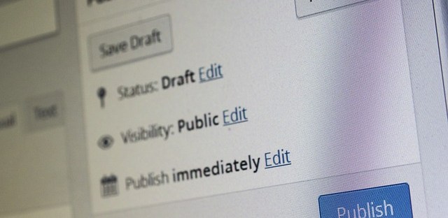 One joy of blogging is the ease of publication... Image via Pixabay