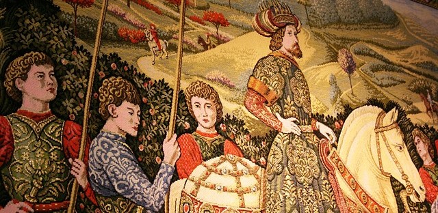 Stories come in all kinds of formats including tapestries! Image via Pixabay.