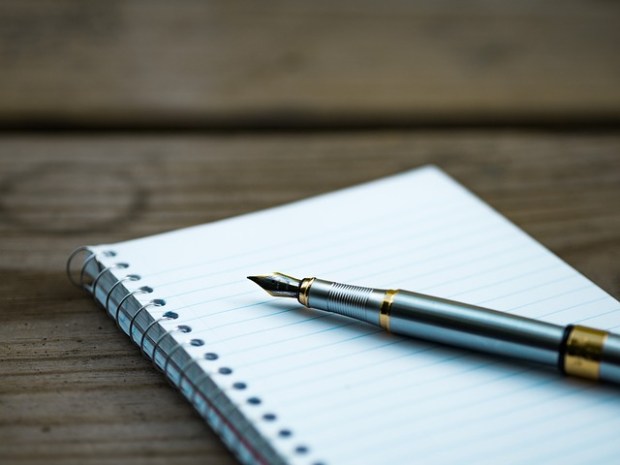 The old fashioned notebook and pen still have major roles to play in interviewing - image via Pixabay
