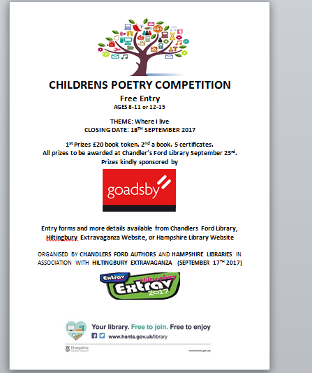 Children's Poetry Competition 2017