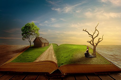 What new scenes will a book show you - image via Pixabay