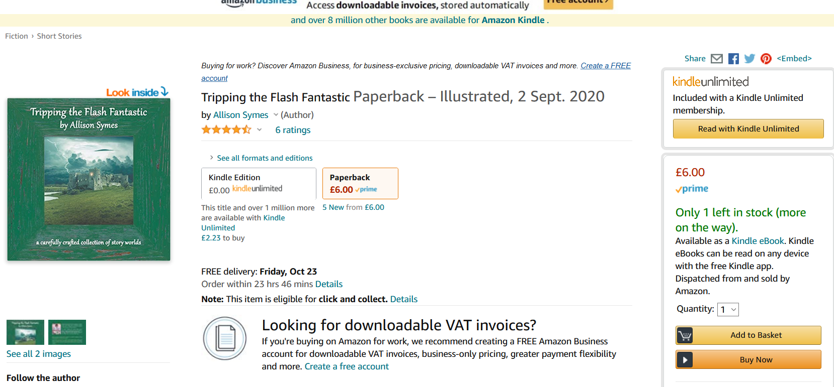 Screenshot_2020-10-20 Tripping the Flash Fantastic Amazon co uk Symes, Allison 9781910542583 Books