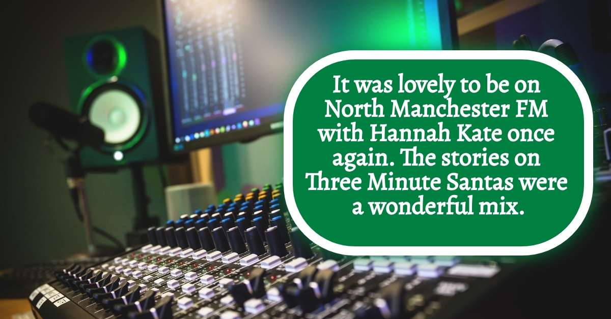 Lovely to be on North Manchester FM again
