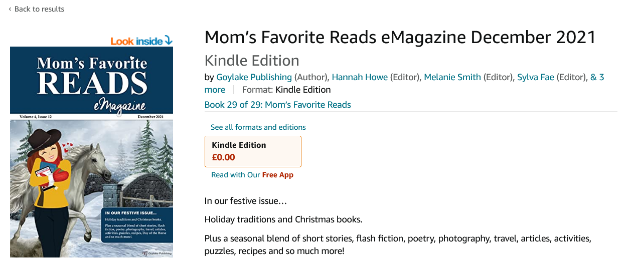 Screenshot 2021-12-14 at 20-10-34 Mom’s Favorite Reads eMagazine December 2021 eBook Publishing , Goylake , Howe, Hannah , [...]