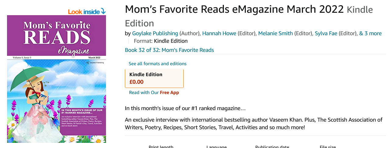 Screenshot 2022-03-15 at 20-26-41 Mom’s Favorite Reads eMagazine March 2022 eBook Publishing Goylake Howe Hannah Smith Melanie Fae Sylva Jones Wendy H Macleod Sheena Symes Allison Amazon.co.uk Kindle Store