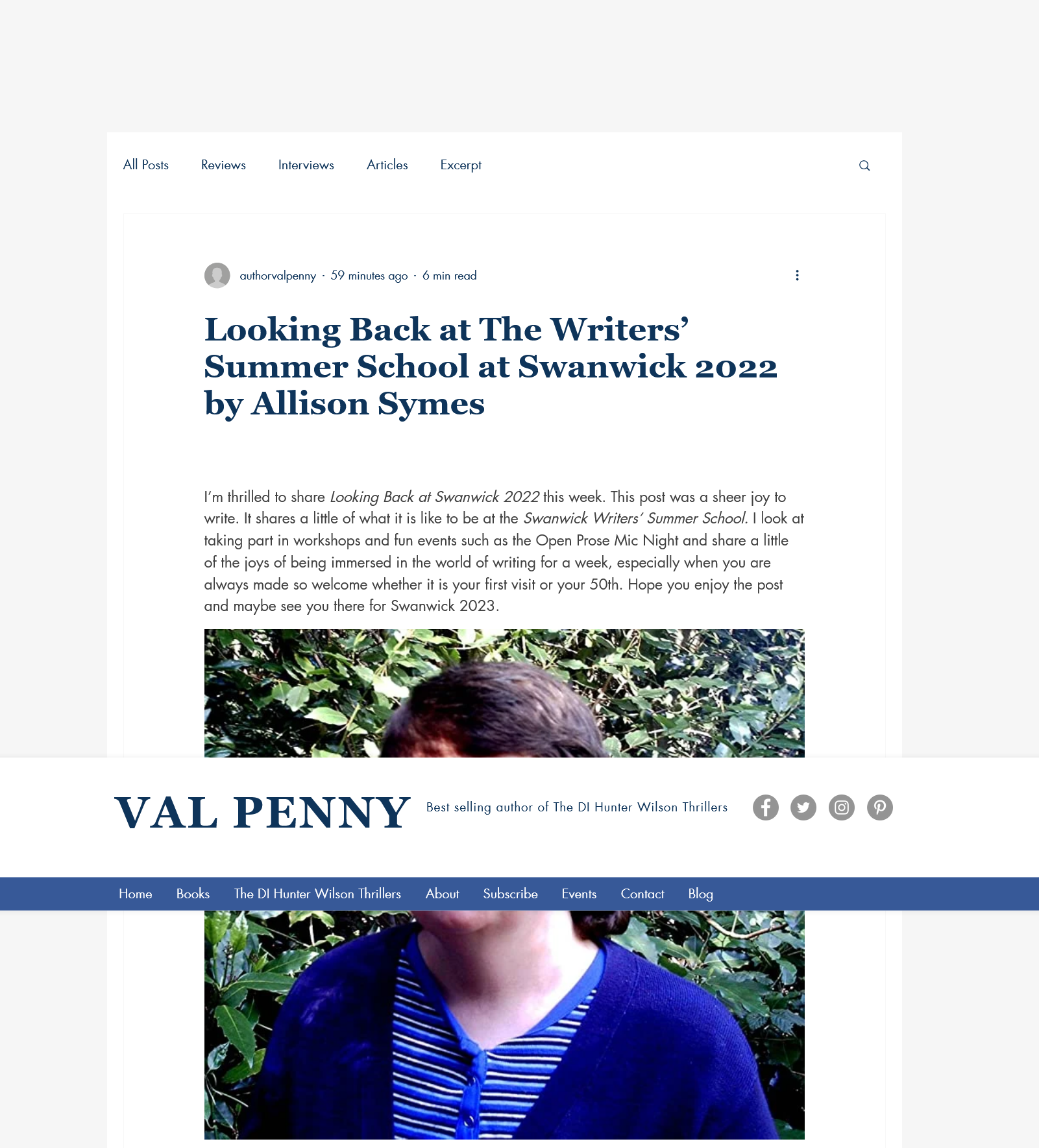 Screenshot 2022-11-09 at 09-04-41 Looking Back at The Writers’ Summer School at Swanwick 2022 by Allison Symes