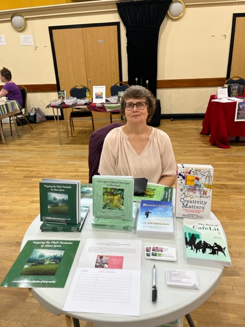 As well as selling my books, I was selling books I've contributed to - those went well too