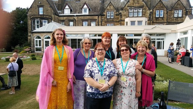 Always time for a laugh with fellow writers-1